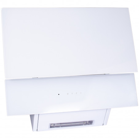 Hota Luxell HANZ DA6-835, 140W, 650 m3/h, 60cm, Telecomanda, Ecran tactil, 3 viteze, LED, Alb