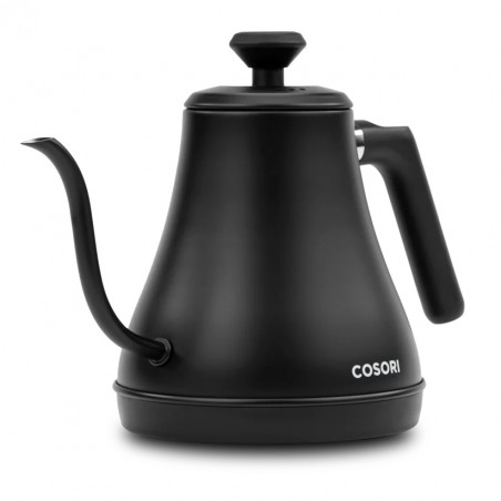 Fierbător electric Cosori CO108-NK-EUR, 1200W, 0.8L, Cafea sau ceai, Control Strix, 5 trepte, Negru