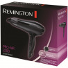 Uscator pentru par Remington D5210, 2200W, 2 viteze, 3 setari temperatura, Ionizare, Aer rece, Negru