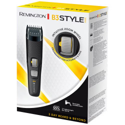 Aparat de tuns barba Remington MB3000 B3 Style Series, 17 lungimi, Lame cu autoascutire, Negru