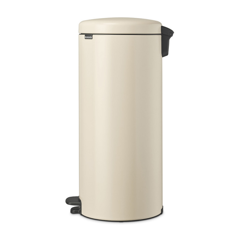 Cos pentru gunoi cu pedala Brabantia NewIcon 1005539, 30 L, Inchidere lina, Baza antiderapanta, Bej