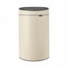 Cos pentru gunoi Brabantia Touch Bin New 1005543, 40 L, Deschidere lina si silentioasa, Deschidere mare, Bej