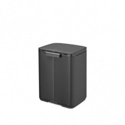 Cos pentru gunoi Brabantia Bo Small 1008868, 7l, Deschidere lina si silentioasa, Gri