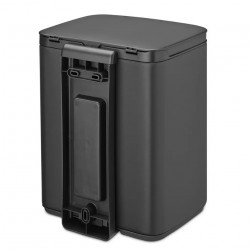 Cos pentru gunoi Brabantia Bo Small 1006622, 4 L, Deschidere lina si silentioasa, Negru mat