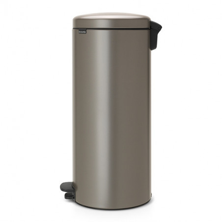 Cos cu pedala Brabantia NewIcon 649057, 30 L, Inchidere usoara, Baza antiderapanta, Gri