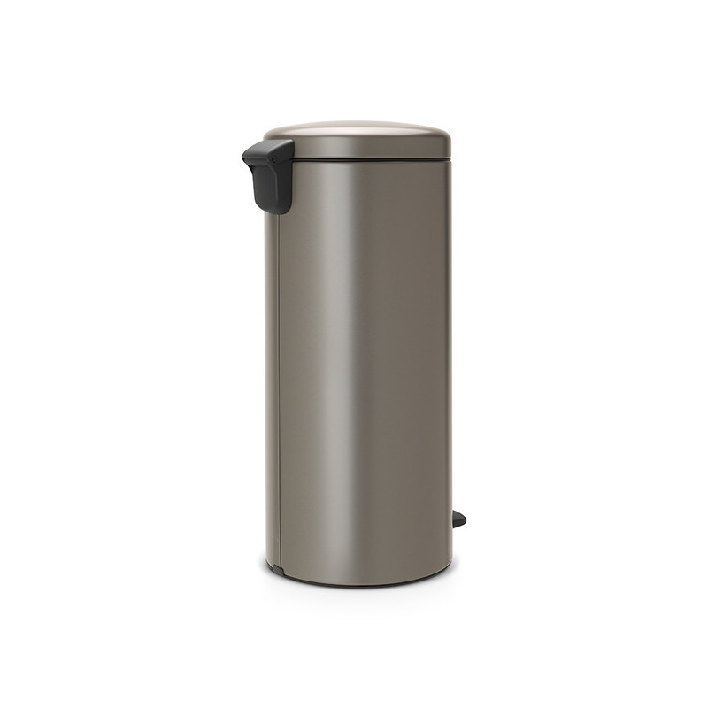 Cos cu pedala Brabantia NewIcon 649057, 30 L, Inchidere usoara, Baza antiderapanta, Gri