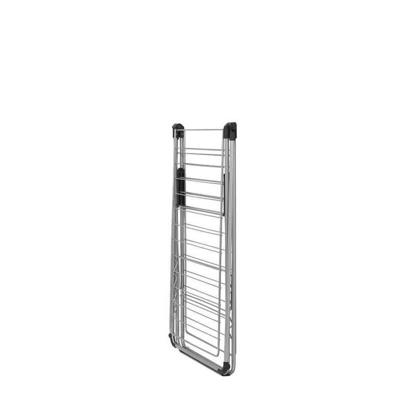 Uscator de rufe Brabantia Hangon 1004172, 25 m, 8 umerase, Blocare copii, Tija suplimentara, Inox