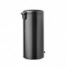 Cos de gunoi cu pedala Brabantia NewIcon 1008850, 30 L, Inchidere lina, Baza antiderapanta, Gri inchis