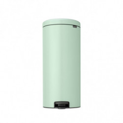 Cos de gunoi cu pedala Brabantia NewIcon 1008851, 30 L, Inchidere usoara, Baza antiderapanta, Verde deschis