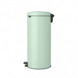 Cos de gunoi cu pedala Brabantia NewIcon 1008851, 30 L, Inchidere usoara, Baza antiderapanta, Verde deschis