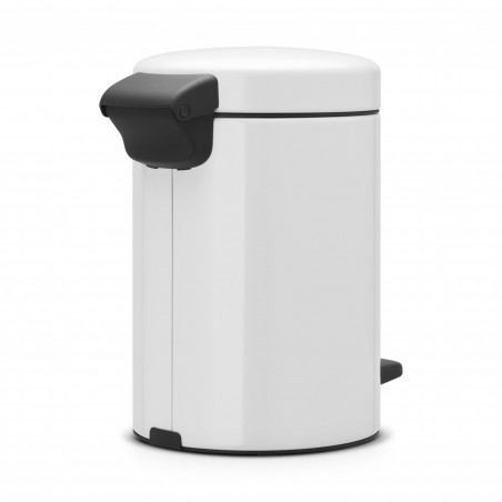 Cos cu pedala Brabantia NewIcon, 3 L, Inchidere usoara, Baza antiderapanta, Alb