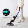 Aspirator vertical Dyson WR01 WashG1 Bk/Bu, 95W, 1l, Autonomie pana la 35 min, 3 trepte, Afisaj LCD, Curatare umeda, Auto-curatare, Negru / Albastru