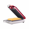 Aparat pentru churros Beper BT.600Y, 700W, Pentru 4 churros, Acoperire antiaderenta, Rosu