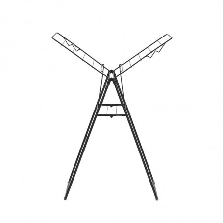 Uscаtor de rufe Brabantia Hangon 1004162, 15 m, 4 umerase, Reglabil, Blocare copii, Negru