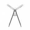 Uscаtor de rufe Brabantia Hangon 1004162, 15 m, 4 umerase, Reglabil, Blocare copii, Negru