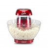 Aparat de facut popcorn cu aer cald Beper P101CUD052, 1200W, Pana la 80 g porumb, Bol incorporat, Rosu