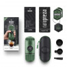 Espressor portabil Wacaco Nanopresso Moss Green, 18bar, 80 ml, Cafea macinata, Fara incarcare sau baterii, Husa, Verde