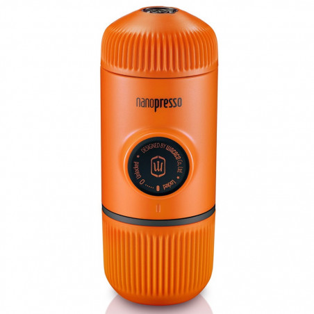 Espressor portabil Wacaco Nanopresso Orange Patrol, 18bar, 80 ml, Cafea macinata, Fara incarcare sau baterii, Portocaliu