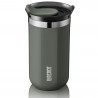 Cana termos Wacaco Octaroma Lungo Dim Grey, 300ml, Izolata in vid, Pereti dubli, Fara BPA, Gri