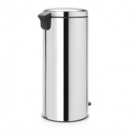 Cos de gunoi cu pedala Brabantia NewIcon 649055, 30 L, Inchidere lina, Baza antiderapanta, Inox