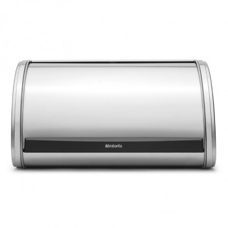 Cutie de paine Brabantia Roll Top 646889, 11 L, 31.6x26.5 cm, Structura speciala, Inox/mat