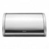 Cutie de paine Brabantia Roll Top 646889, 11 L, 31.6x26.5 cm, Structura speciala, Inox/mat