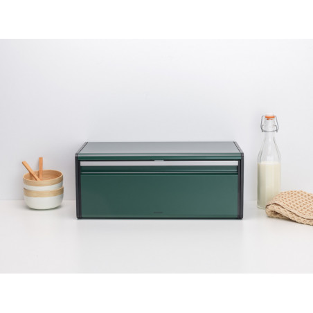 Cutie de pаine Brabantia Fall Front 1003248, 18 l, 46.5x25 cm, Constructie usoara si robusta, Verde