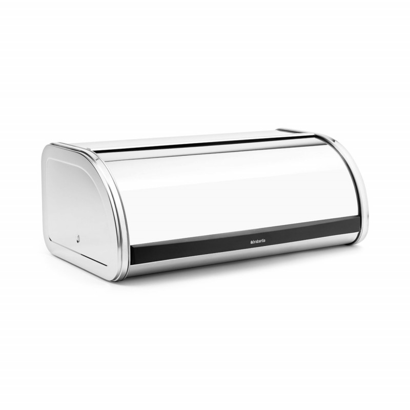 Cutie de paine Brabantia Roll Top 646881, 16 L, 44.5x26 cm, Constructie usoara si robusta, Inox