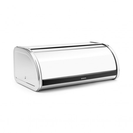 Cutie de paine Brabantia Roll Top 646881, 16 L, 44.5x26 cm, Constructie usoara si robusta, Inox