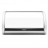 Cutie de paine Brabantia Roll Top 646888, 11 L, 31.6x26.5 cm, Structura speciala, Inox