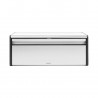 Cutie de paine Brabantia Fall Front 107852, 18 L, 46.5x25 cm, Montare lanaga perete, Fara amprenta, Inox/mat