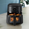 Friteuza cu aer cald AirFryer Philips NA220/00, 1500W, 4.2L, 60-200°C, 13 programe, Timer, Negru