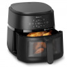 Friteuza cu aer cald Philips NA230/00, 1700W, 6.2L, 60-200°C, 13 programe, Timer, Negru