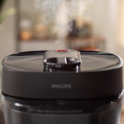 Multicooker Philips HD2151/40, 1000 W, 5 L, 35 programe, 18 sisteme de protectie, Afisaj LCD, Timer, Vegru