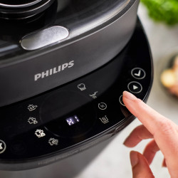 Multicooker Philips HD2151/40, 1000 W, 5 L, 35 programe, 18 sisteme de protectie, Afisaj LCD, Timer, Vegru