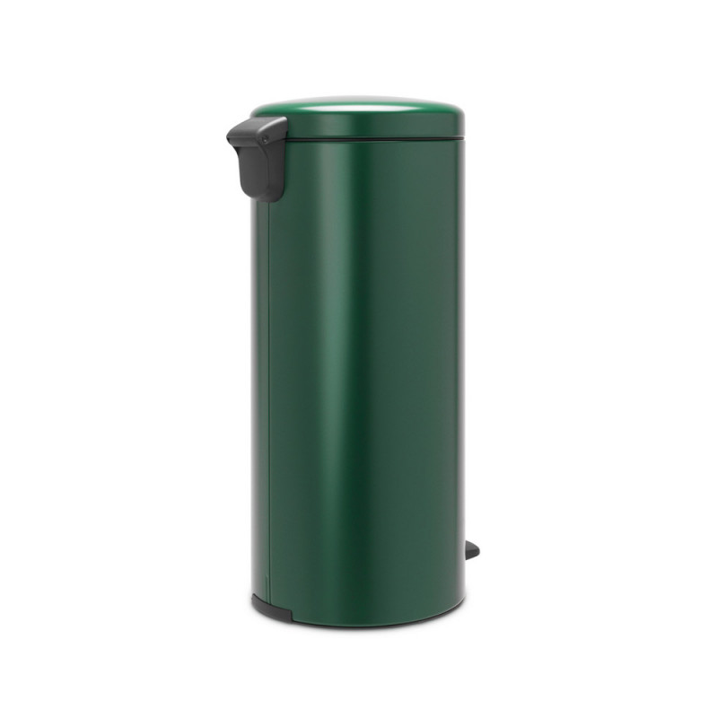 Cos de gunoi cu pedala Brabantia NewIcon 1003210, 30 L, Inchidere lina, Baza antiderapanta, Verde inchis