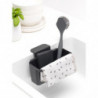 Organizator chiuveta Brabantia SinkSide 1003310, Fixare pe chiuveta, Fund perforat, Gri inchis