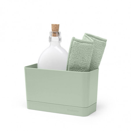 Organizator chiuveta Brabantia SinkSide 1005608, 11,5x19x8,5 cm,  Antiderapant, Silicon, Verde deschis