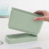 Organizator chiuveta Brabantia SinkSide 1005608, 11,5x19x8,5 cm,  Antiderapant, Silicon, Verde deschis