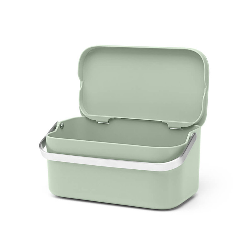 Cutie pentru resturi alimentare Brabantia SinkSide 1005611, 1.8 L, Maner, Verde deschis