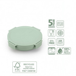 Cutie pentru alimente Brabantia Make&Take 1006300, 1 L, Inchidere ermetica, Fara BPA, Verde deschis