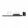 Organizator chiuveta Brabantia SinkStyle Set 1008496, 4 piese, Finisaj mineral, Rezistent la coroziune, Gri