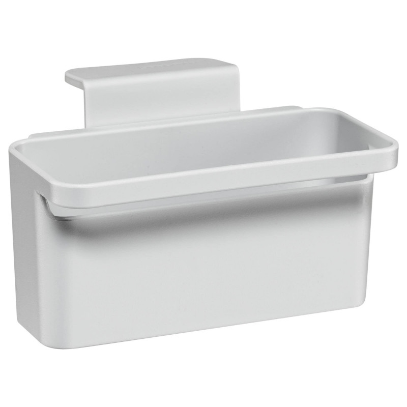 Organizator pentru chiuveta Brabantia SinkSide 1003311, Fixare pe peretele chiuvetei, Fund perforat, Gri deschis