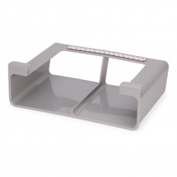 Organizator folie de uz casnic Joseph Joseph CupboardStore 851699, 33 cm, Fixare pe raft, Plastic, Gri