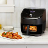 Friteuza cu aer cald Instant Pot Vortex Plus Clearcook Hot Air Fryer 140309701, 1700W, 5.7L, 6 programe, 35-205°C, Iluminare interioara, Negru