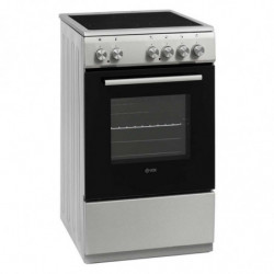 Aragaz electric VOX CHT 5105 IX, 8500W, 53 L, Clasa A, Vitroceramic cu 4 zone, 8 functii, Pana la 250°C, Inox