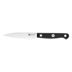 Set de 3 cutite Zwilling Gourmet 36130003, Otel inoxidabil 18/10, Lame forjate Sigmaforge, Intarire FRIODUR la gheata, Argintiu/Negru