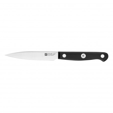 Set de 3 cutite Zwilling Gourmet 36130003, Otel inoxidabil 18/10, Lame forjate Sigmaforge, Intarire FRIODUR la gheata, Argintiu/Negru