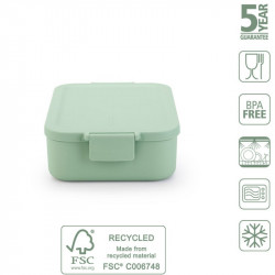 Cutie alimentara Brabantia Make&Take 1006282, 1.1 L, Fara BPA, Verde