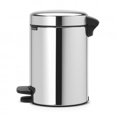 Cos de gunoi cu pedala Brabantia NewIcon 648997, 3 L, Inchidere lina, Baza antiderapanta, Inox